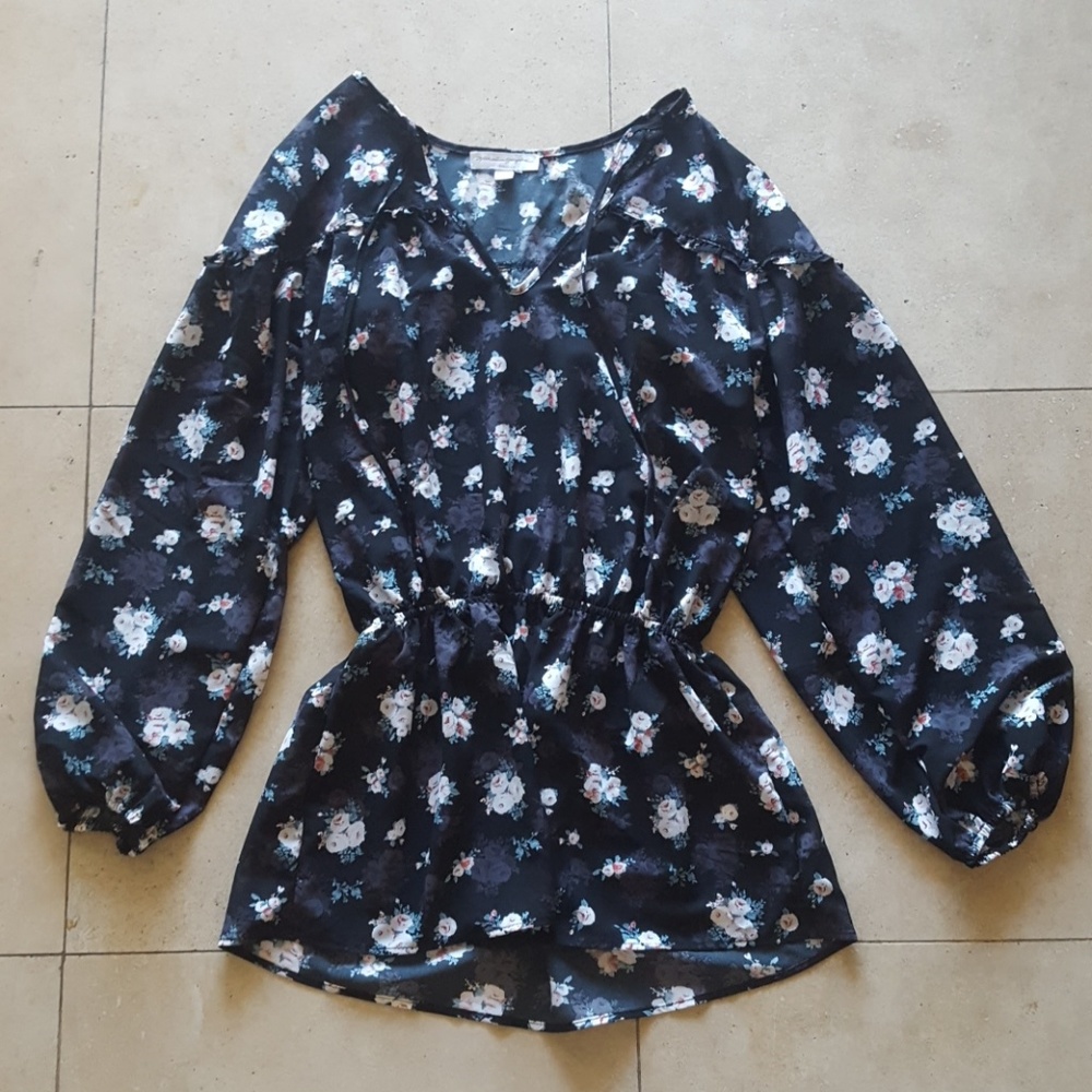 Spiritual Gangster floral pattern tunic